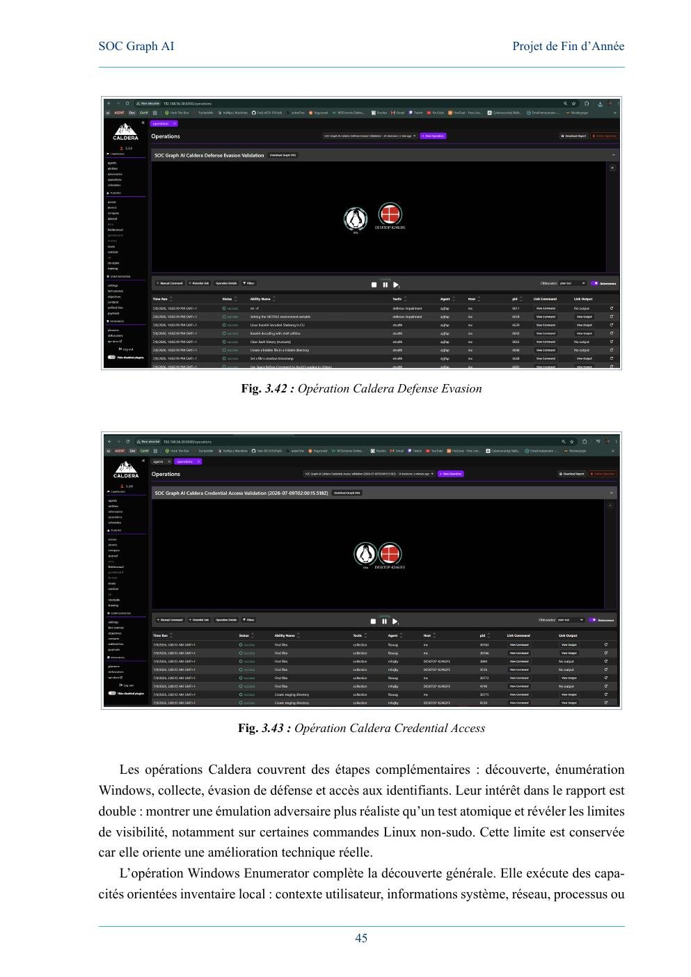 Caldera operations