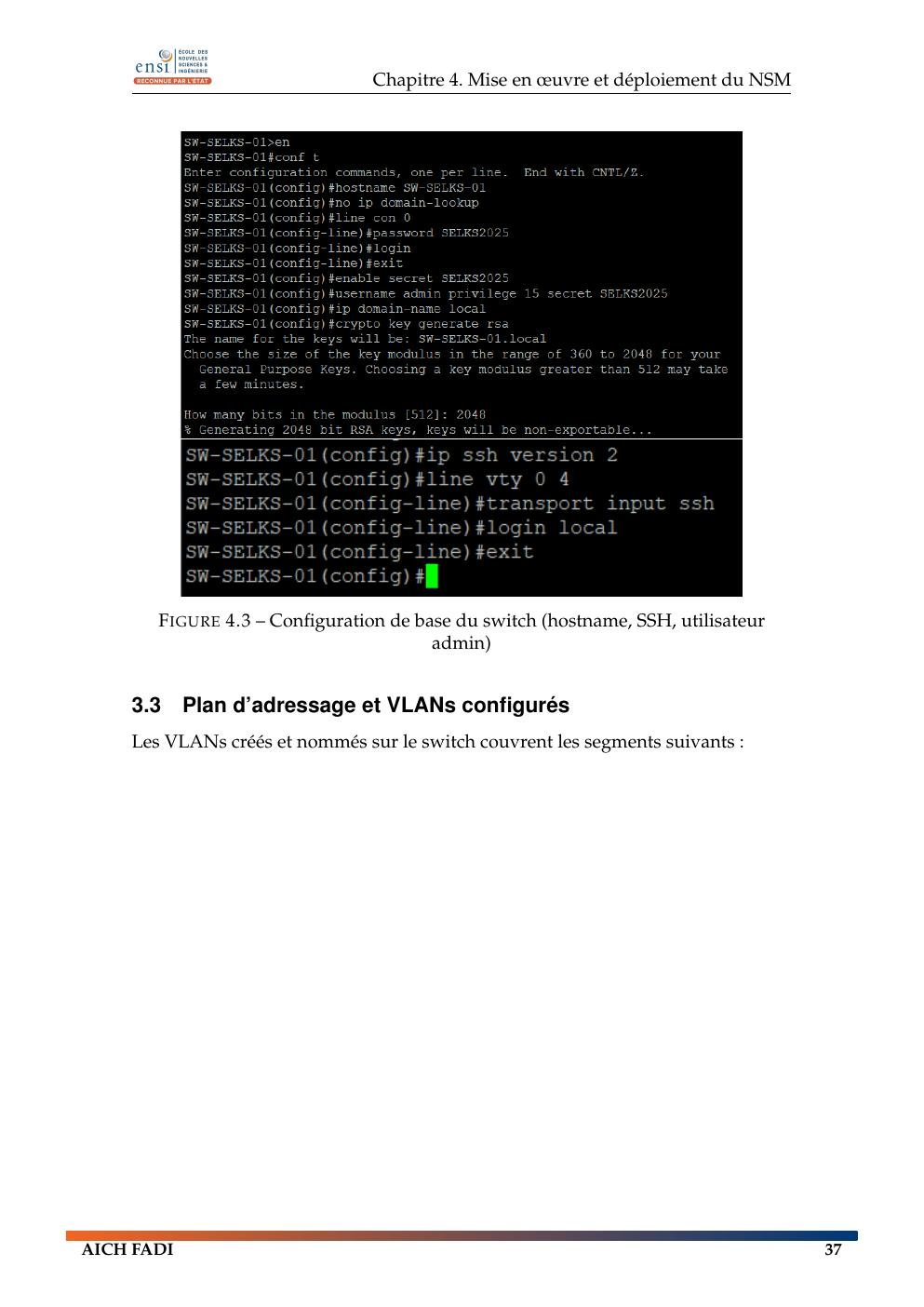 Cisco switch configuration